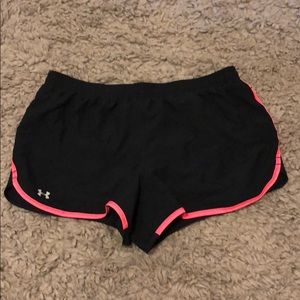 Under armour size medium running shorts